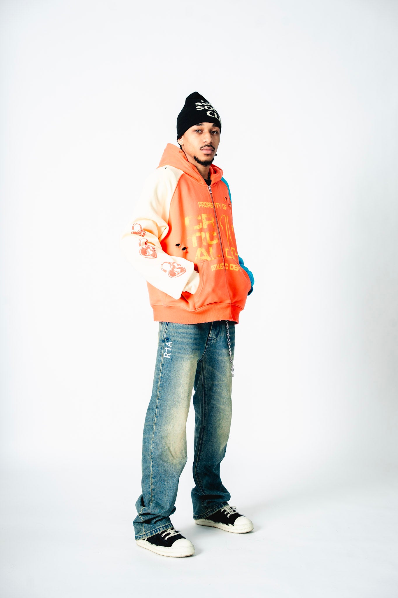 It’s deeper than fabric.
The Critical Love “Athletic Dept” Hoodie